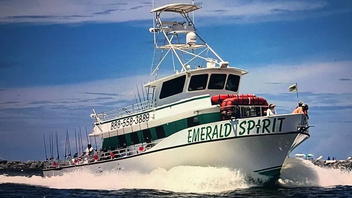 The Emerald Spirit at the dock