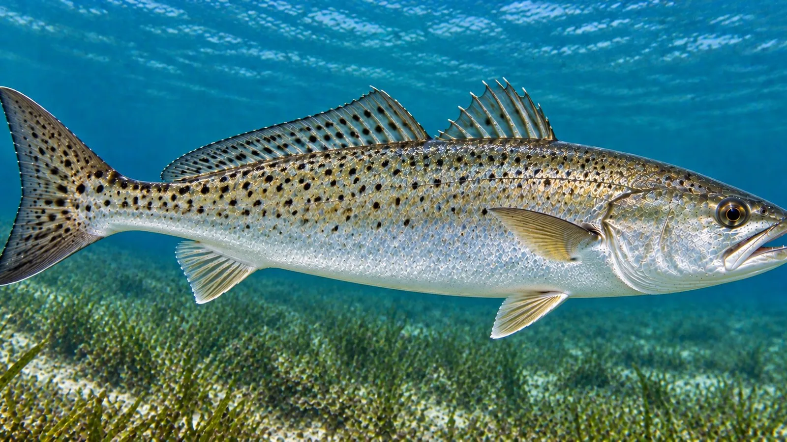 A speckled trout